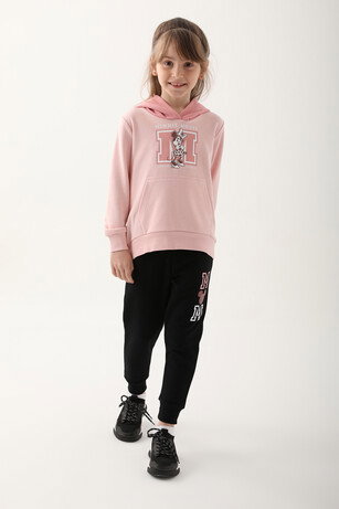 Minnie Mouse D4813-3 Kız Çocuk Pudra Eşofman Takımı