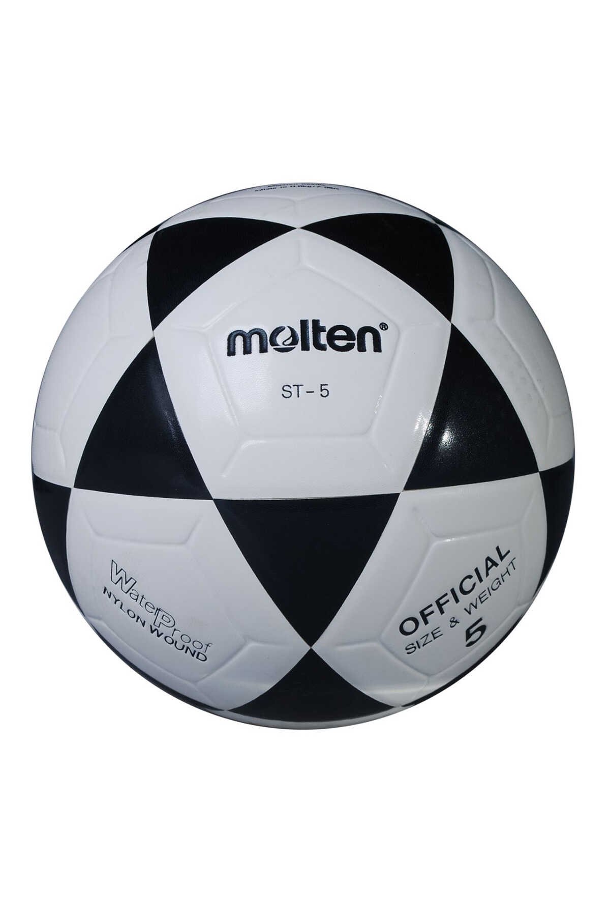 Molten - Molten 5 Numara Futbol Topu Siyah / Beyaz