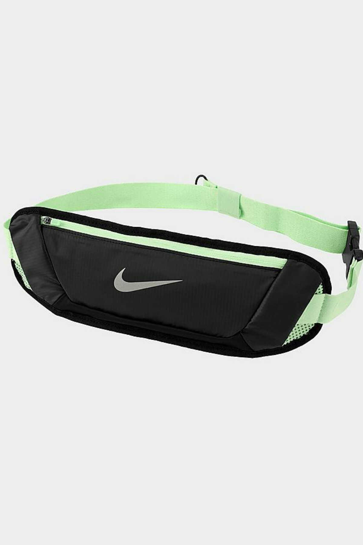 Nike - Nike CHALLENGER 2.0 WAIST PACK LARGE Unisex Bel Çantası Yeşil / Siyah