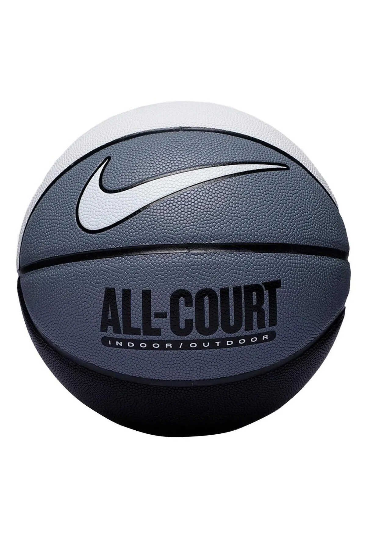 Nike - Nike EVERYDAY ALL COURT 8P DEFLATED WHITE Unisex Basket Topu Siyah