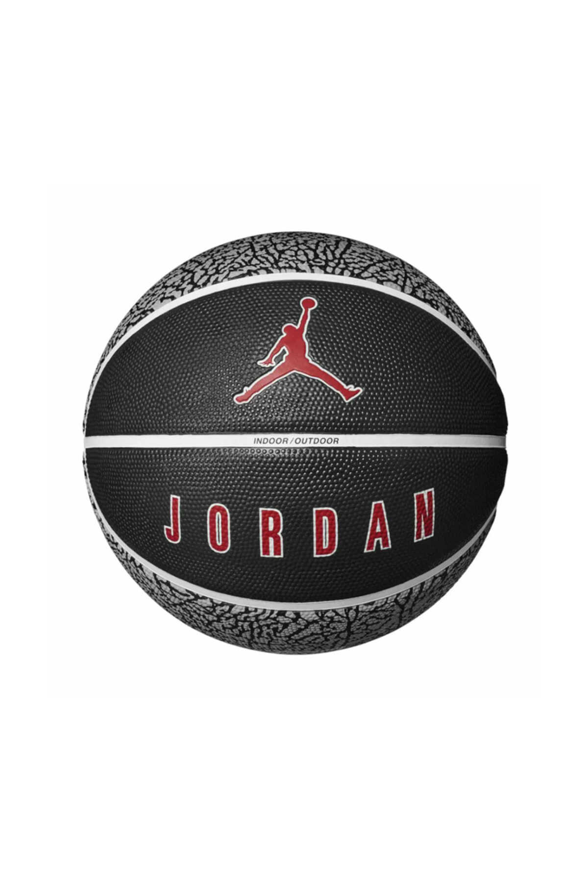 Nike - Nike JORDAN PLAYGROUND 2.0 8P DEFLATED WOLF Unisex Basket Topu Siyah / Beyaz