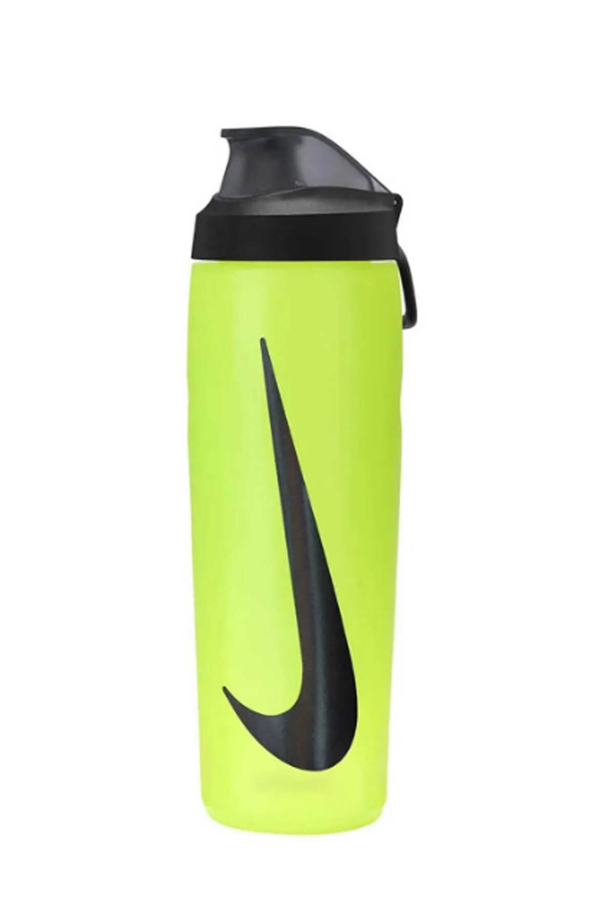 Nike - Nike REFUEL BOTTLE LOCKING LID 24 OZ Unisex Matara Yeşil / Siyah