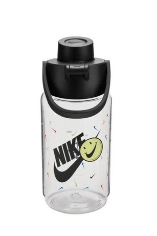 Nike RENEW RECHARGE CHUG BOTTLE 16 OZ GRAPHIC Unisex  Siyah / Şeffaf Matara 