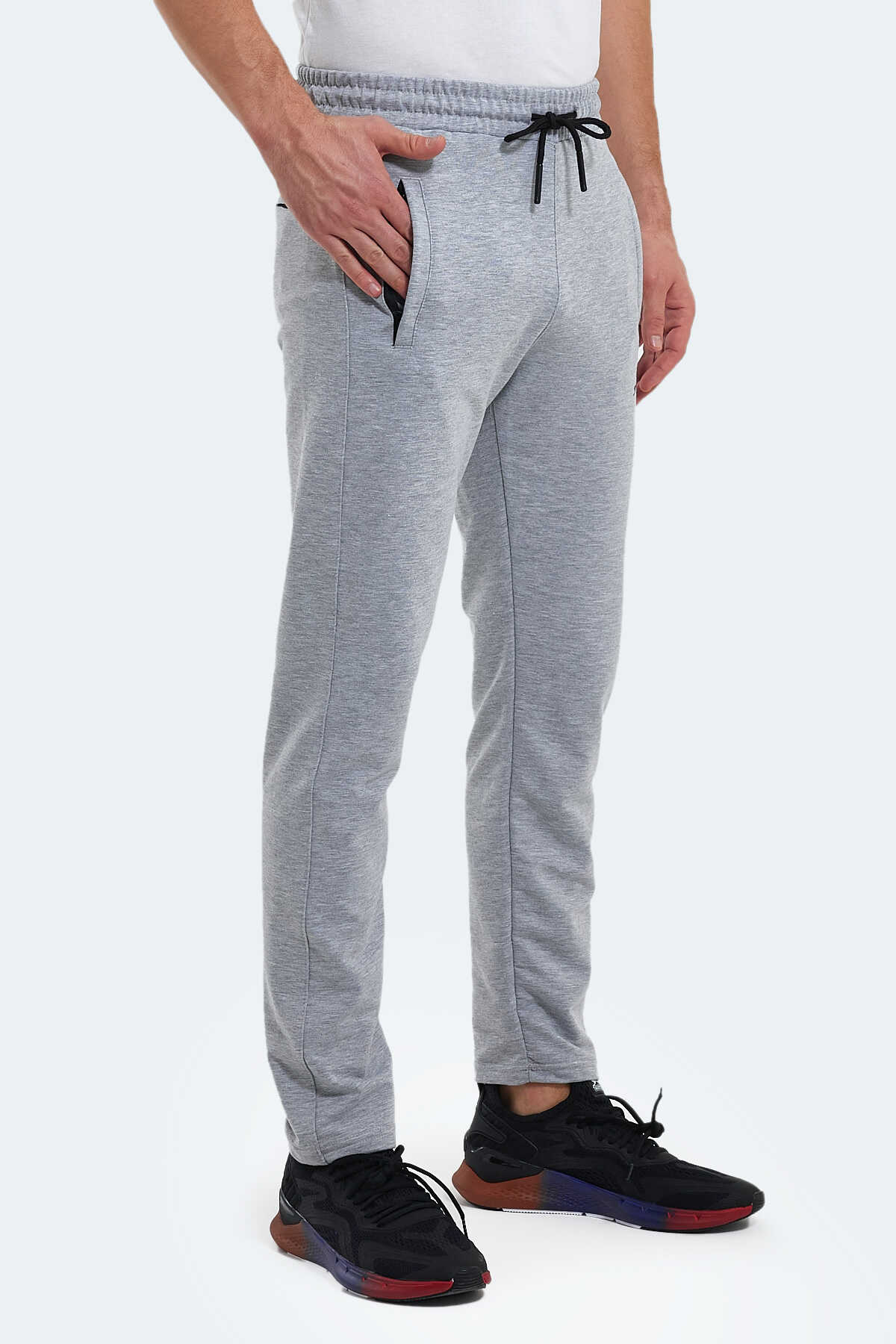 Slazenger OLIVA IN Erkek Cepli Gri Eşofman Altı Slazenger OLIVA IN Erkek Cepli Gri Eşofman Altı