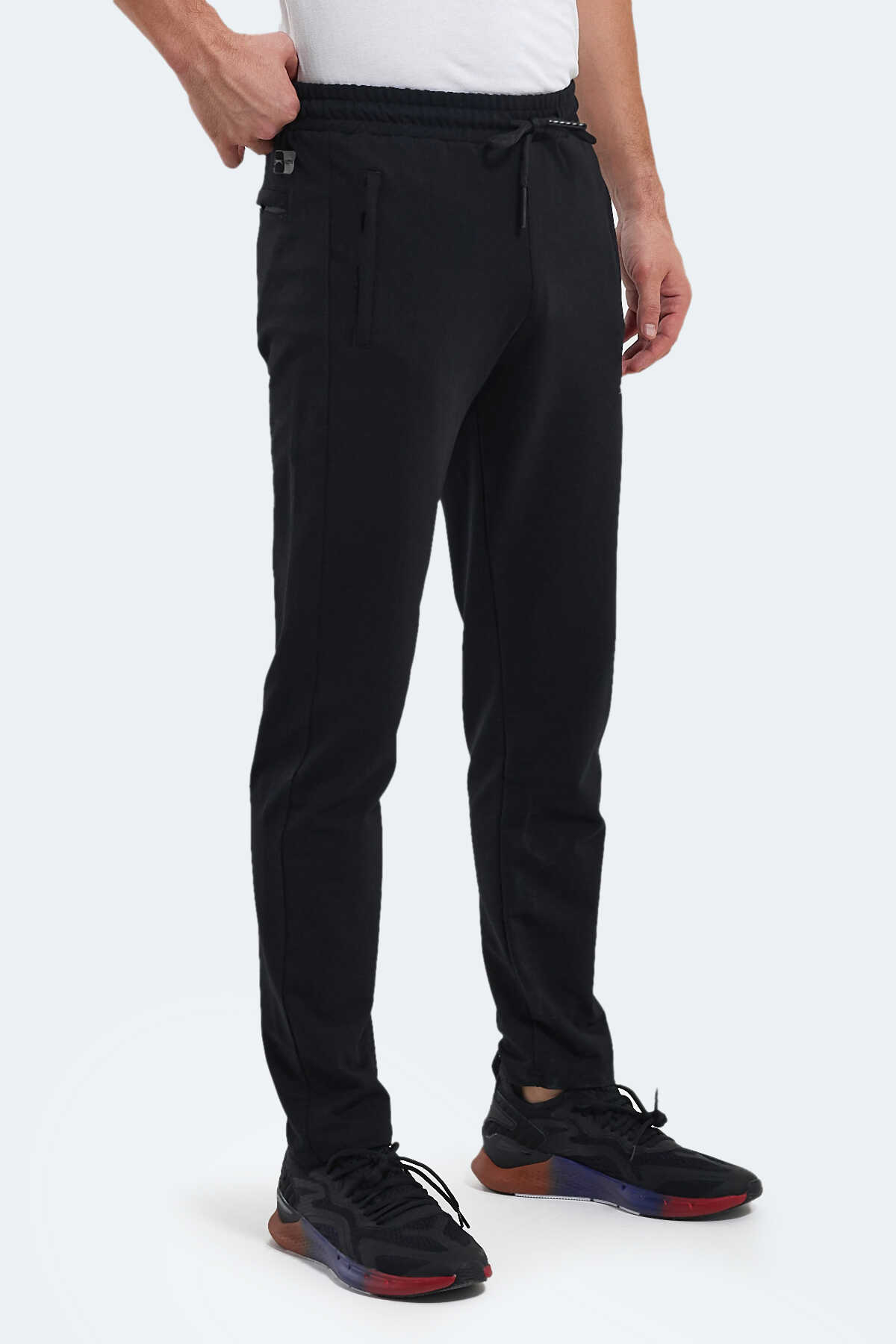 Slazenger OLIVA IN Erkek Cepli Siyah Eşofman Altı Slazenger OLIVA IN Erkek Cepli Siyah Eşofman Altı