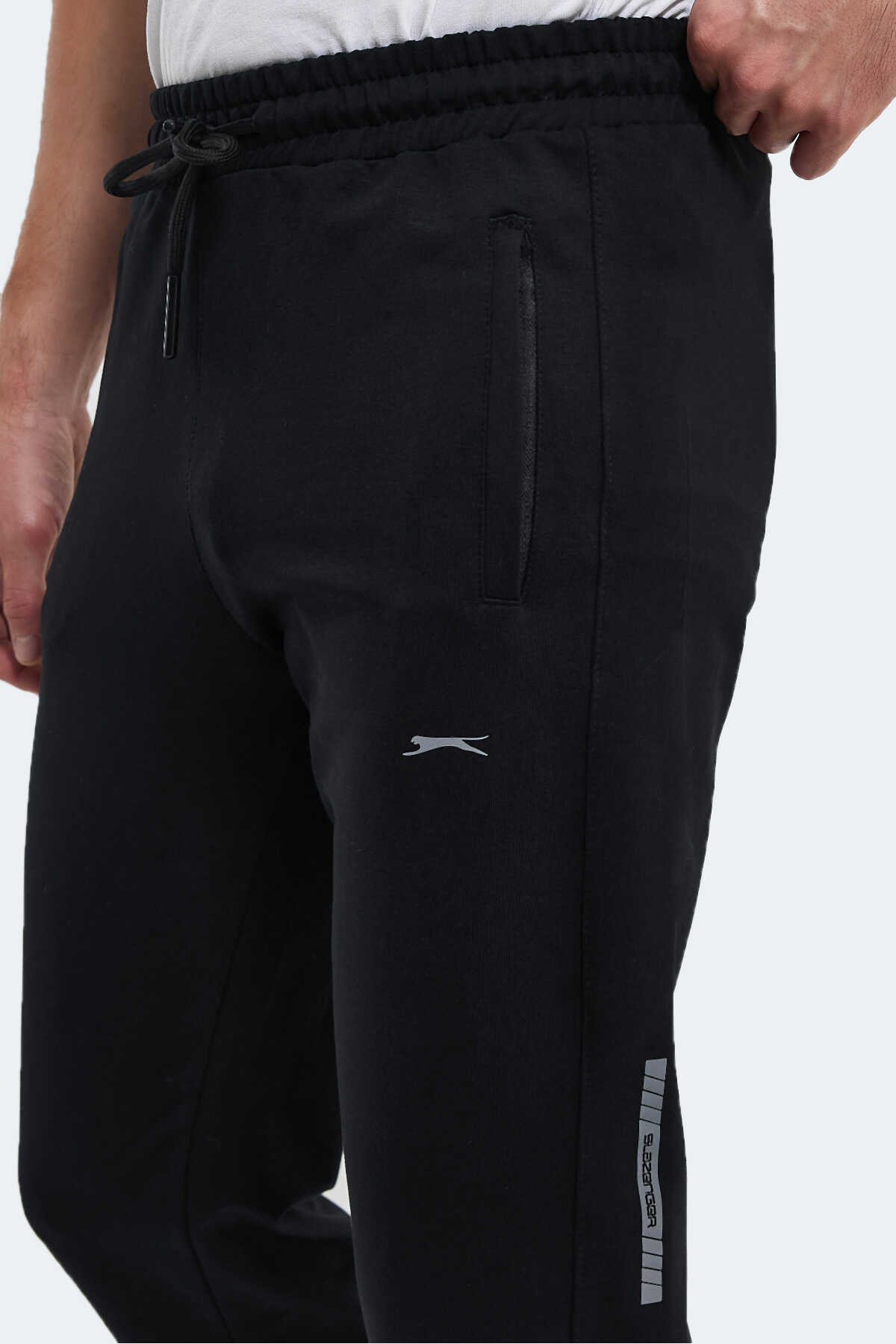 Slazenger OLIVA IN Erkek Cepli Siyah Eşofman Altı Slazenger OLIVA IN Erkek Cepli Siyah Eşofman Altı