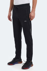 Slazenger - Slazenger OLIVA IN Erkek Cepli Siyah Eşofman Altı