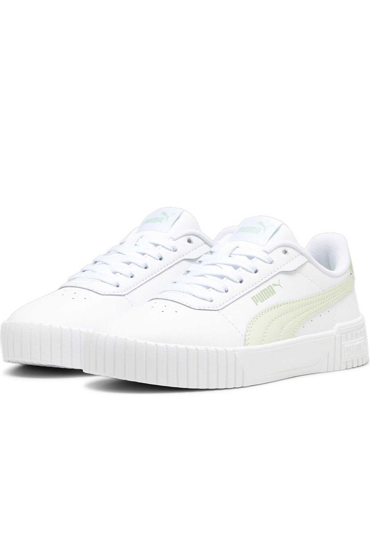 Puma Carina 2.0 Jr Kadın Beyaz Sneaker Puma Carina 2.0 Jr Kadın Beyaz Sneaker