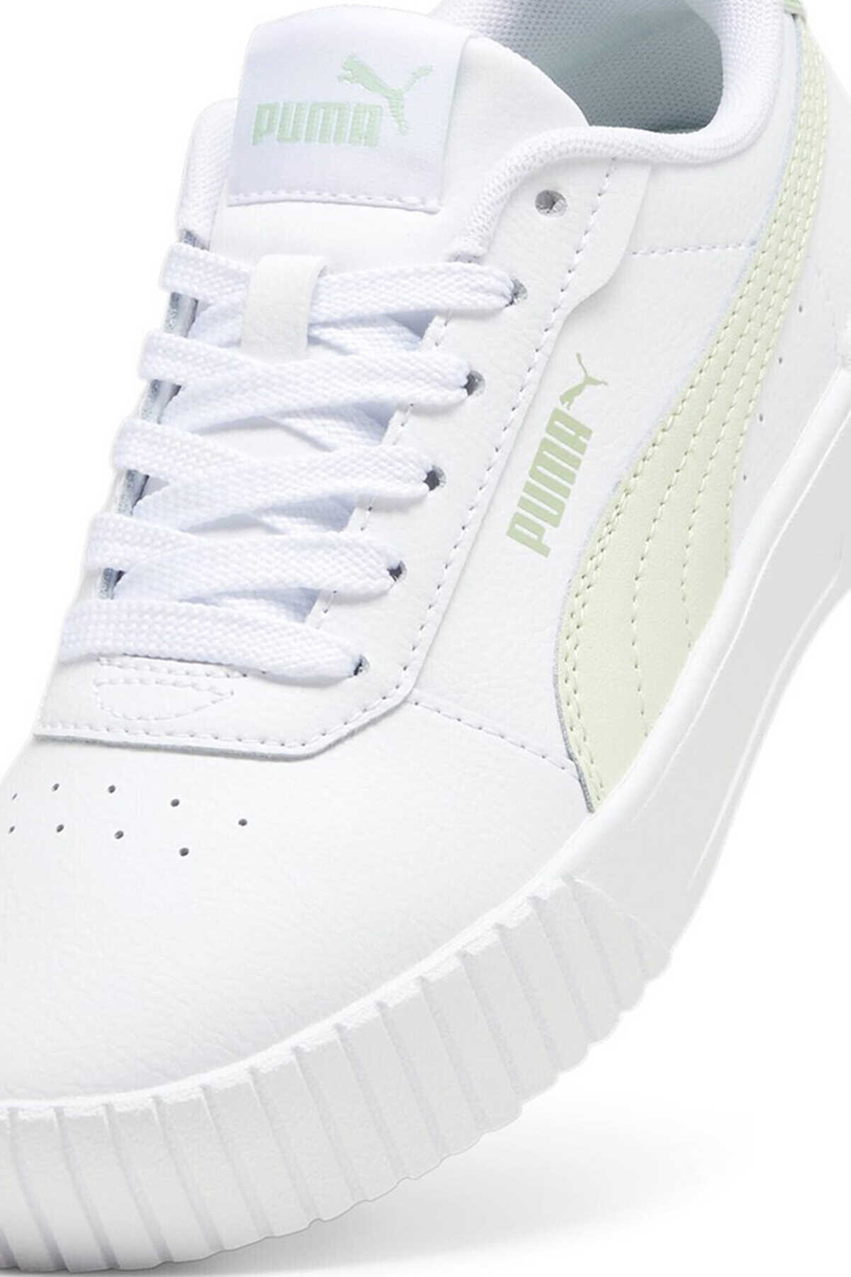 Puma Carina 2.0 Jr Kadın Beyaz Sneaker Puma Carina 2.0 Jr Kadın Beyaz Sneaker