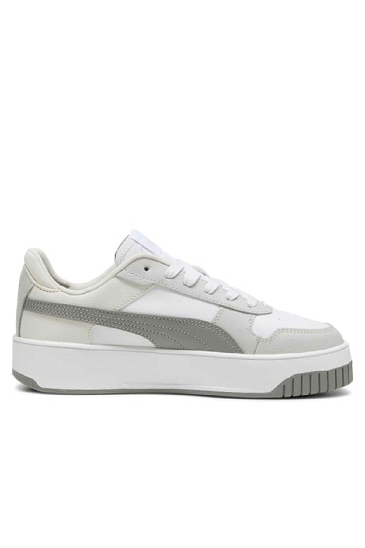 Puma - Puma Carina Street Kadın Sneaker Ayakkabı Beyaz / Gri