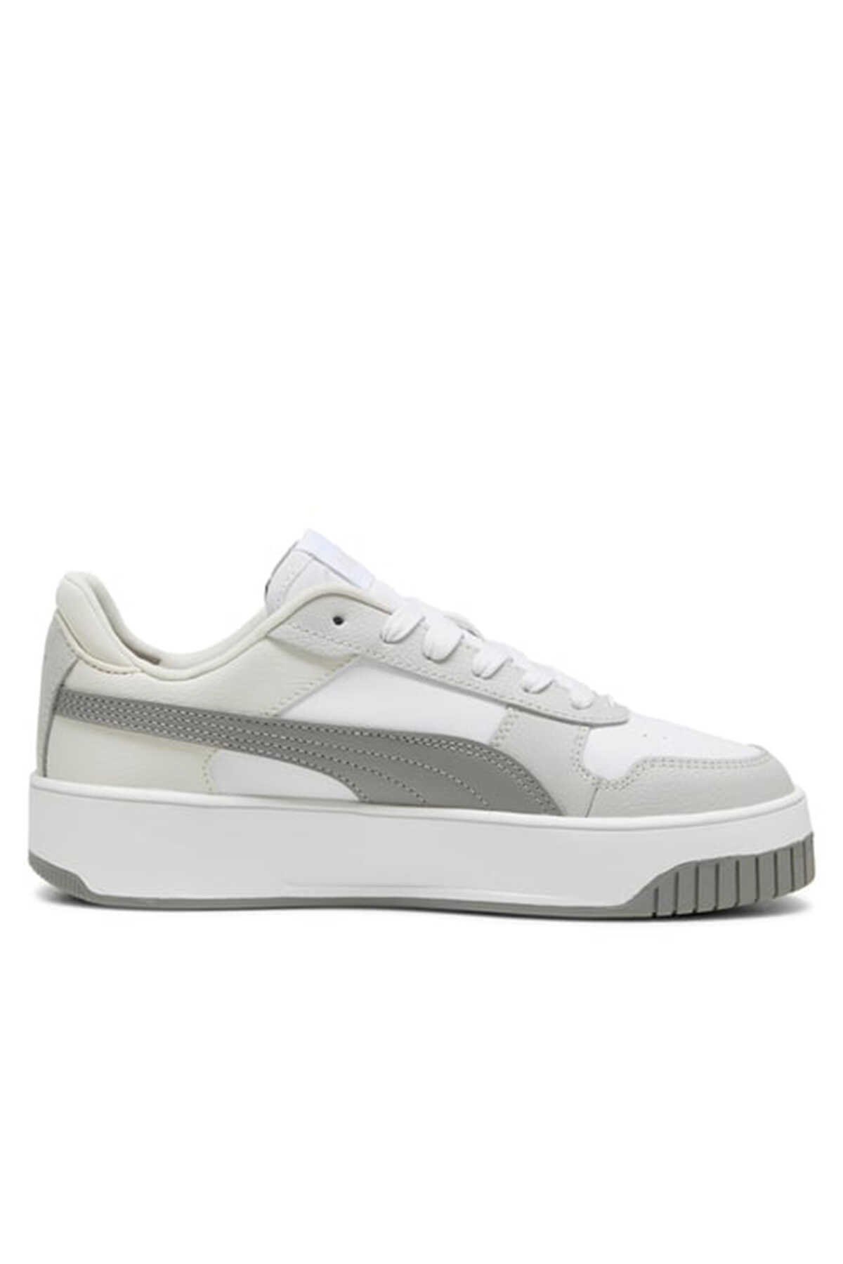 Puma - Puma Carina Street Kadın Sneaker Ayakkabı Beyaz / Gri