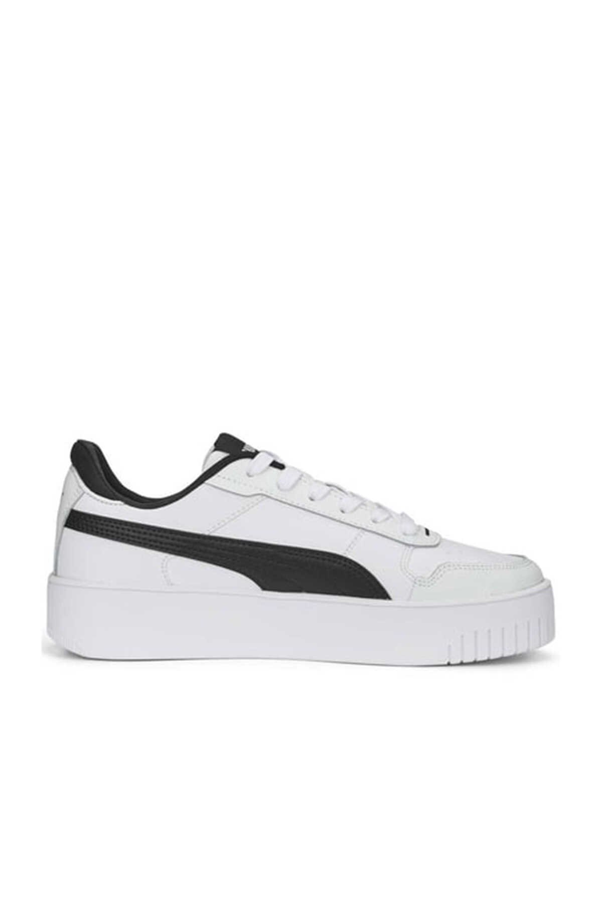 Puma - Puma Carina Street Kadın Sneaker Ayakkabı Beyaz / Siyah