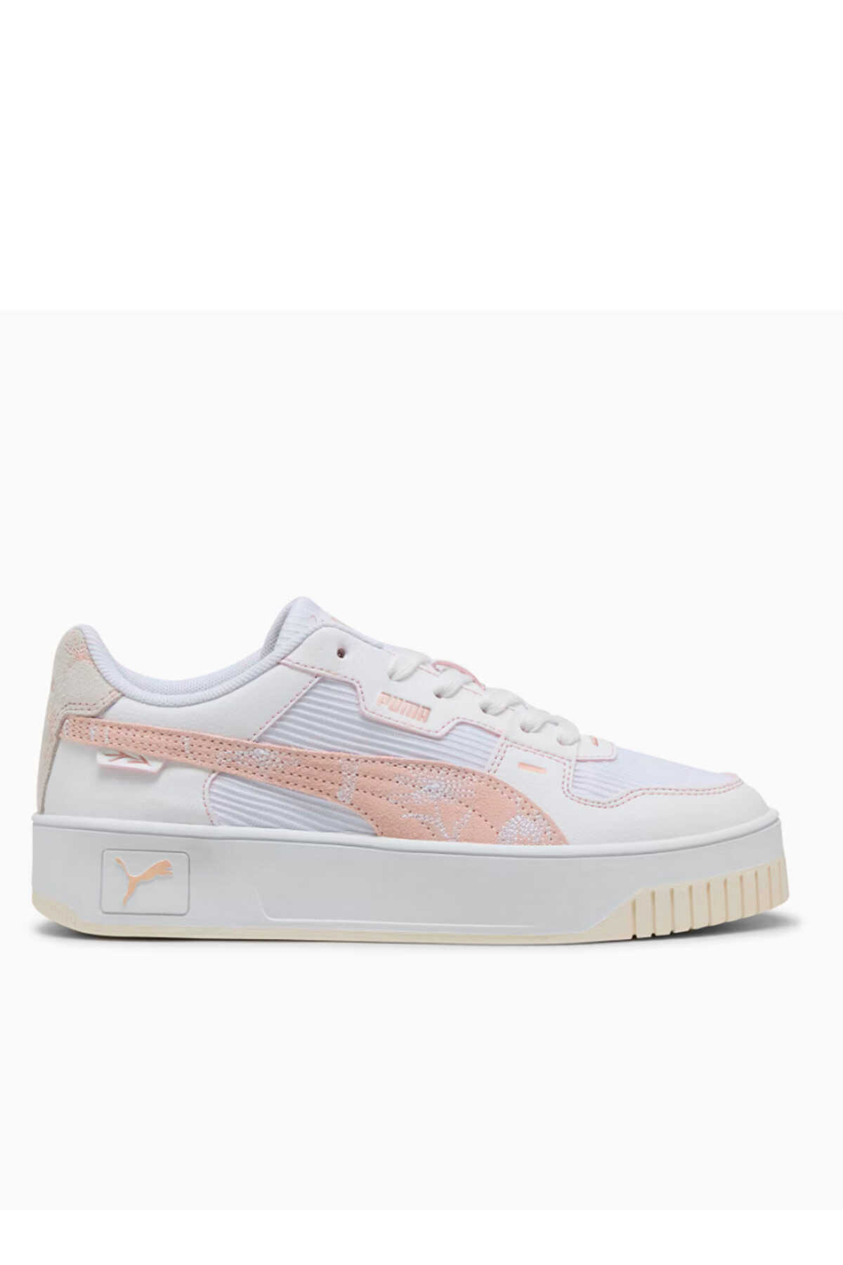 Puma - Puma Carina Street Lux Crafted F Kadın Sneaker Ayakkabı Beyaz