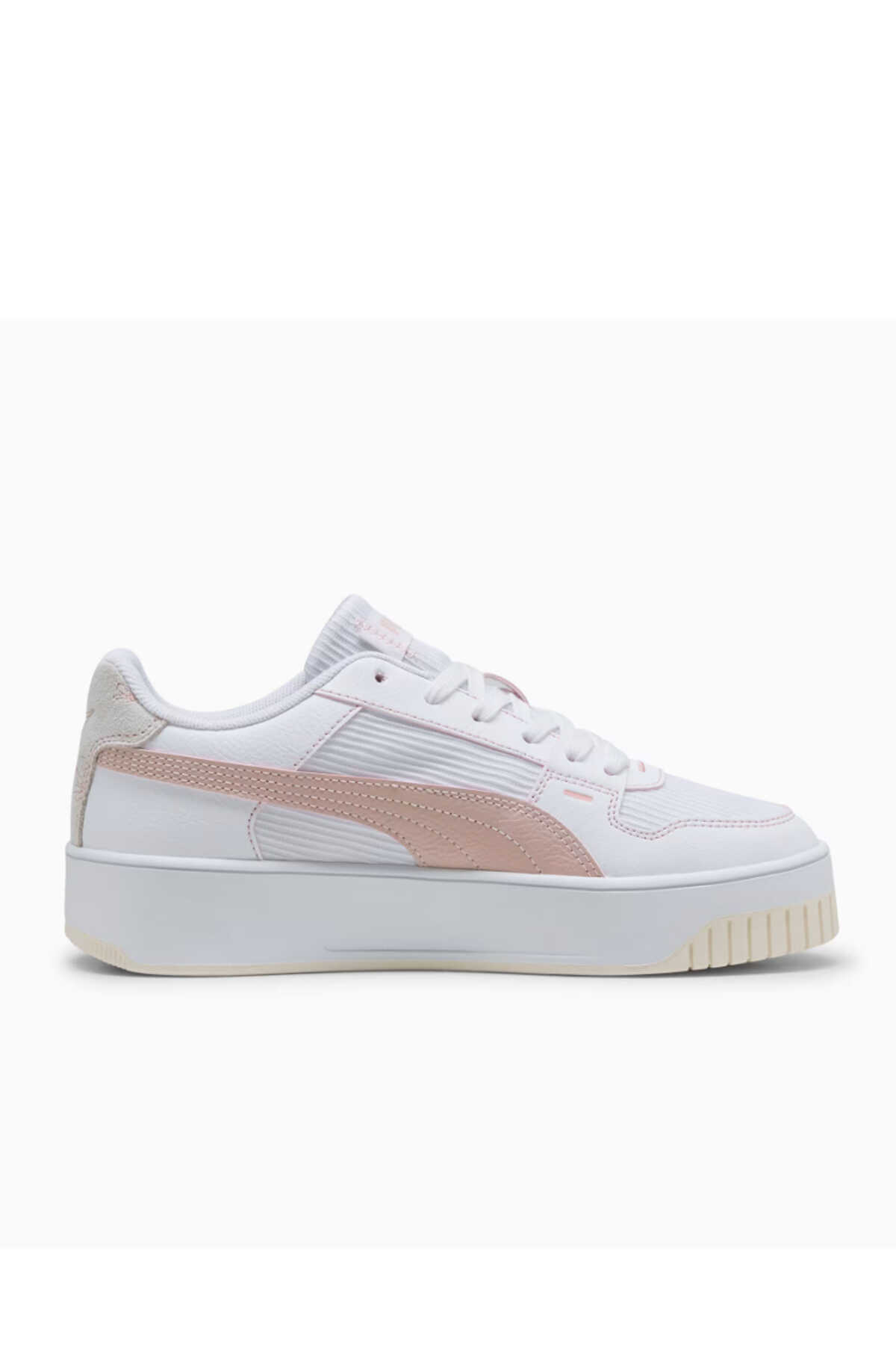 Puma Carina Street Lux Crafted F Kadın Beyaz Sneaker Puma Carina Street Lux Crafted F Kadın Beyaz Sneaker