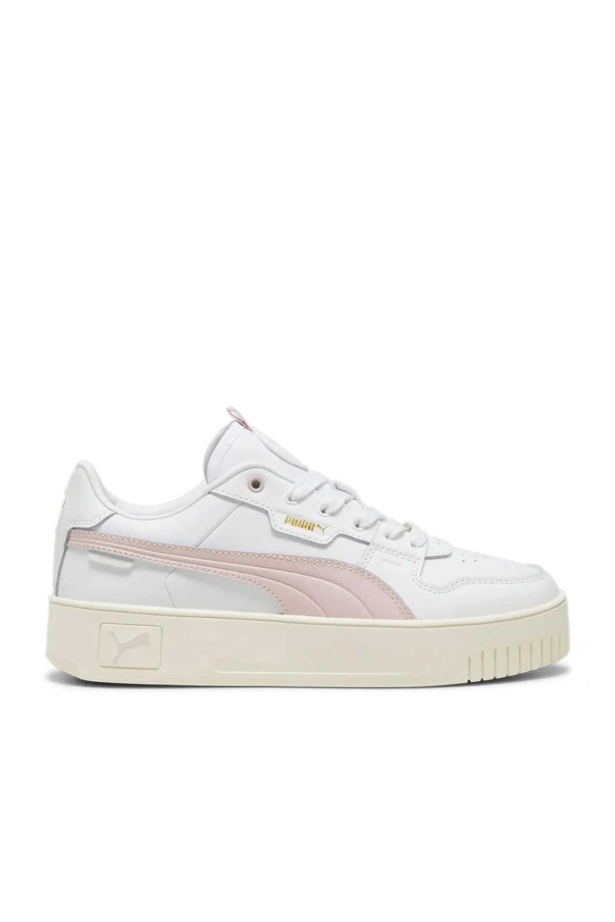 Puma - Puma Carina Street Lux Kadın Beyaz Sneaker