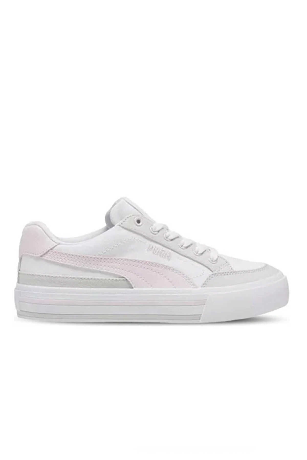 Puma - Puma Court Classic Vulc FS Unisex Beyaz Sneaker Puma - Puma Court Classic Vulc FS Unisex Beyaz Sneaker
