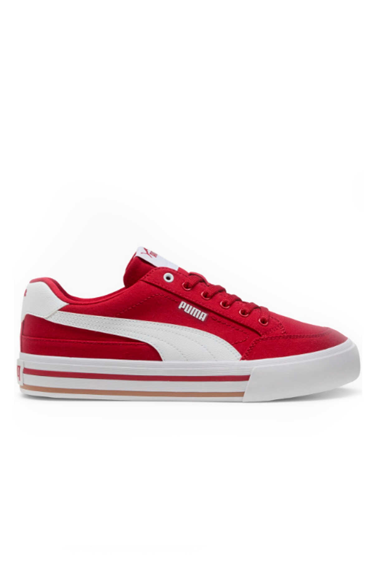 Puma - Puma Court Classic Vulc FS Unisex Bordo Sneaker