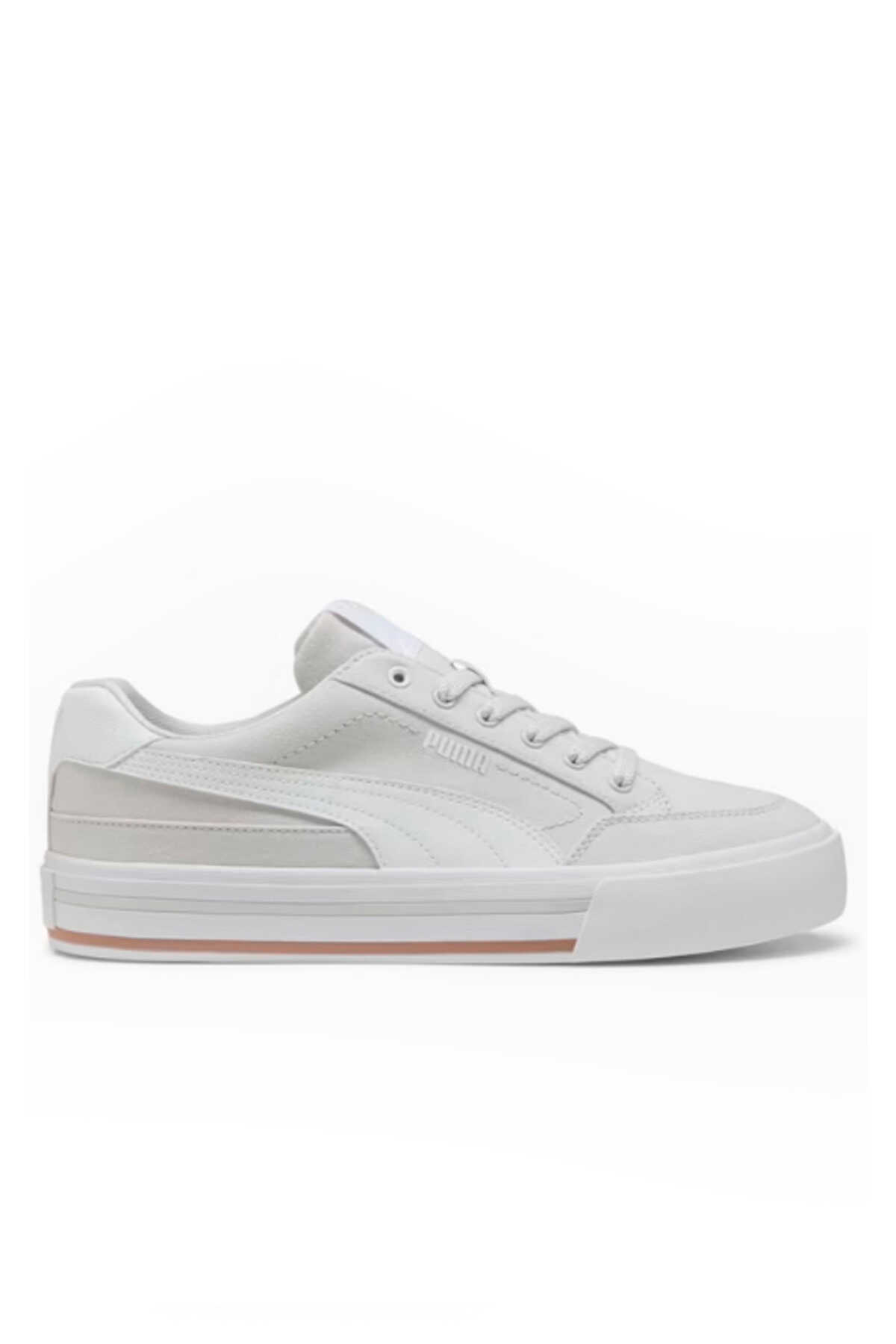 Puma - Puma Court Classic Vulc FS Unisex Gri Sneaker