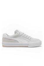 Puma - Puma Court Classic Vulc FS Unisex Gri Sneaker Puma - Puma Court Classic Vulc FS Unisex Gri Sneaker