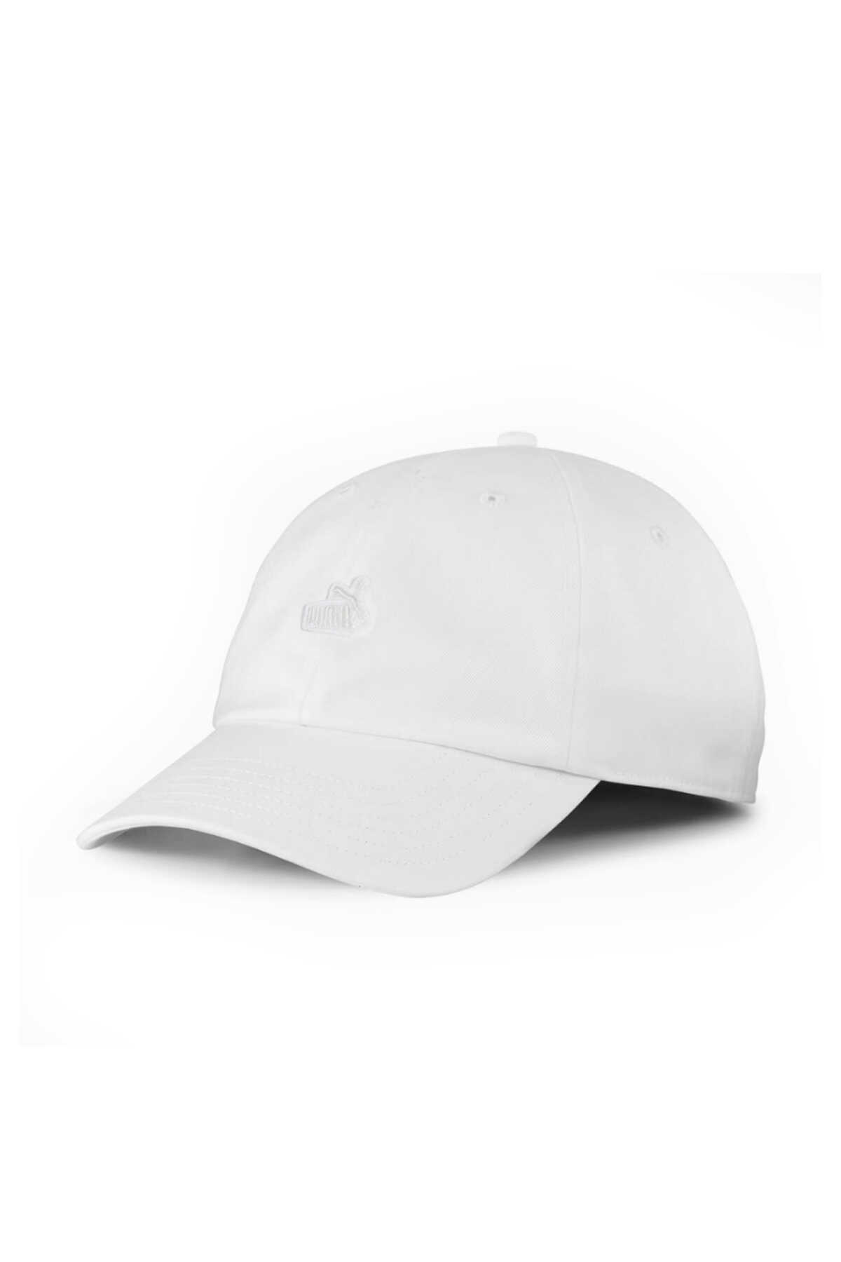 Puma - Puma ESS LOGO PATCH CAP Unisex Şapka Beyaz
