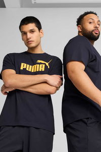 Puma - Puma ESS No. 1 Logo Tee Unisex Lacivert Tişört