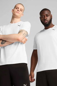 Puma - Puma M TAD ESS SOLID CAT Erkek Beyaz Tişört