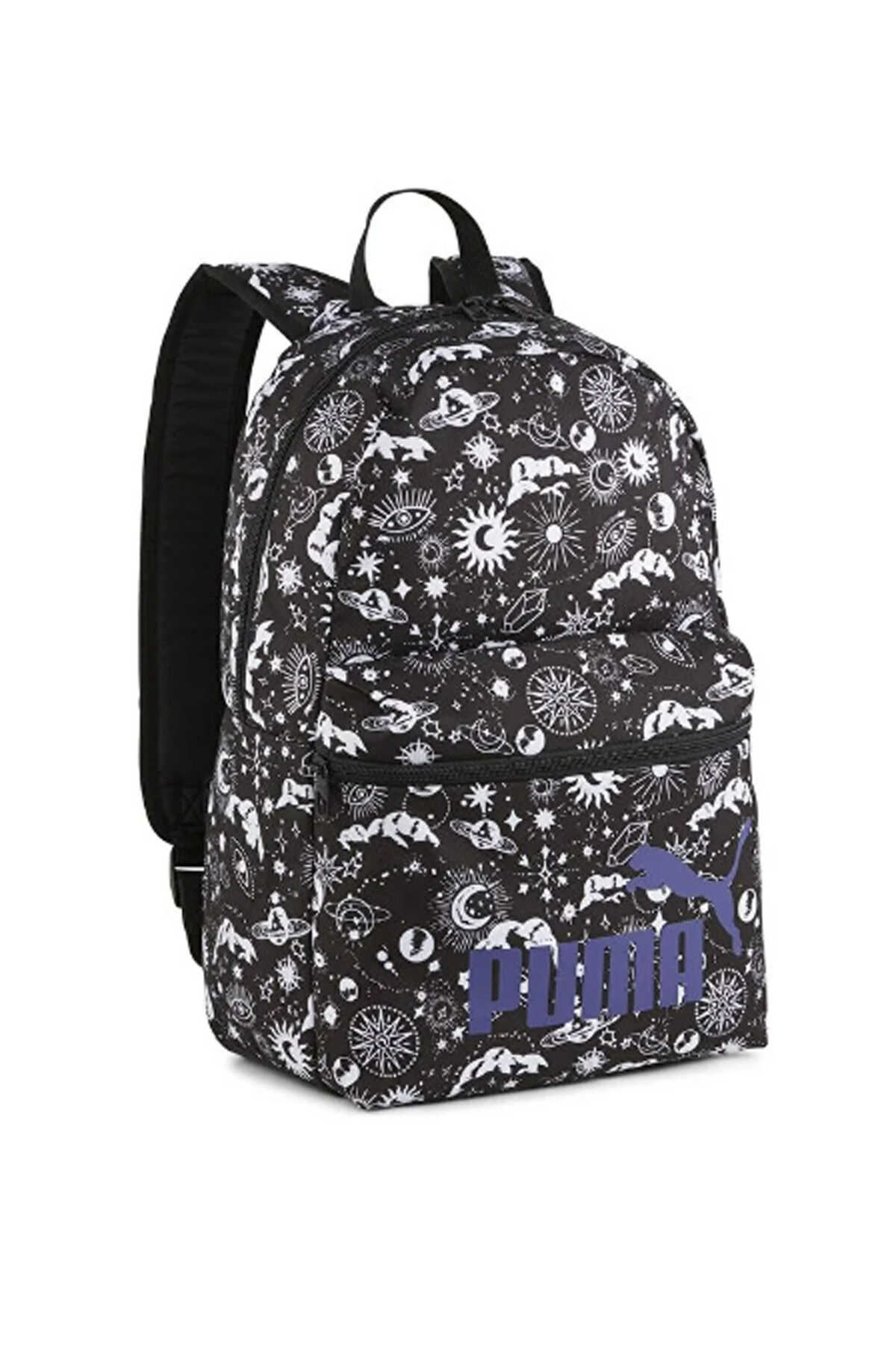 Puma - Puma Phase AOP Backpack Unisex Sırt Çantası Siyah