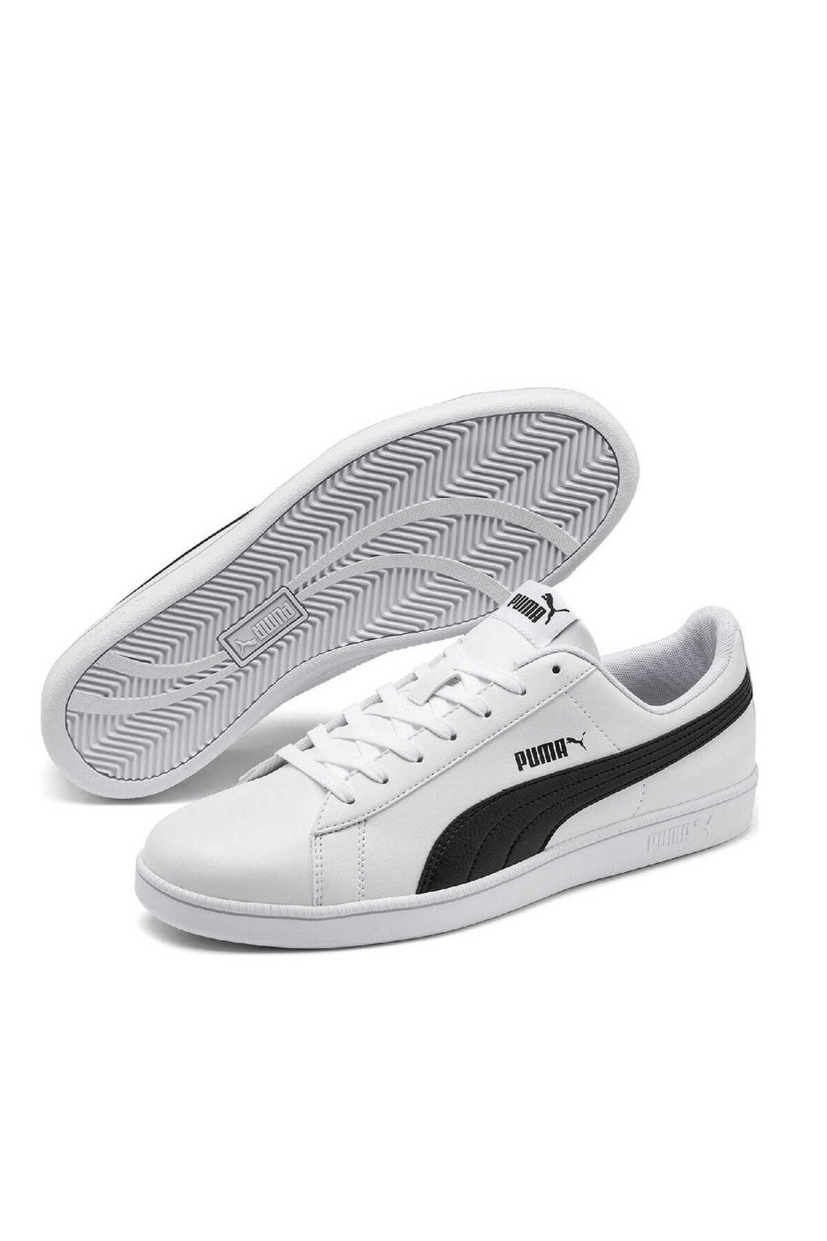 Puma Puma Up Unisex Beyaz / Siyah Sneaker Puma Puma Up Unisex Beyaz / Siyah Sneaker
