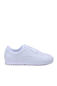 Puma - Puma Roma Basic Unisex Beyaz / Gri Sneaker Puma - Puma Roma Basic Unisex Beyaz / Gri Sneaker