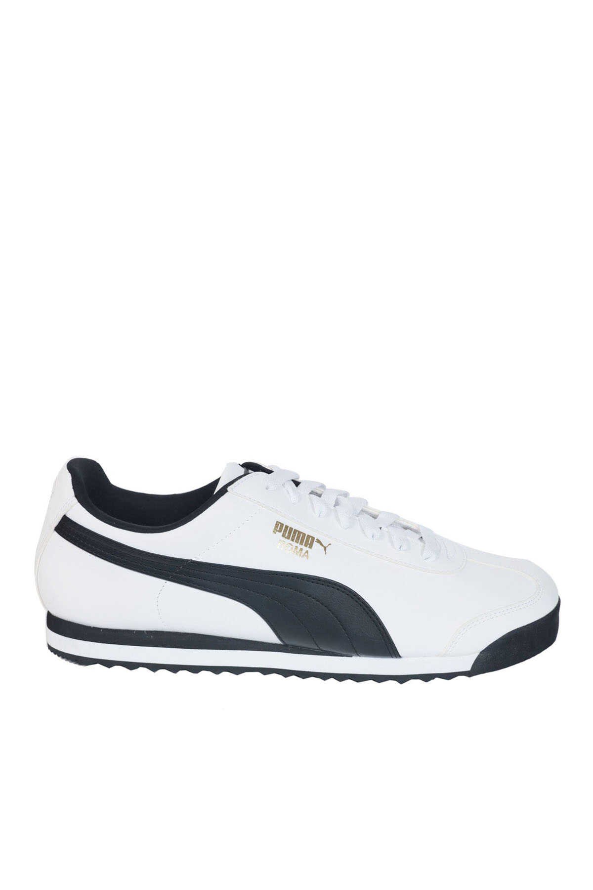 Puma - Puma Roma Basic Erkek Sneaker Ayakkabı Beyaz / Lacivert
