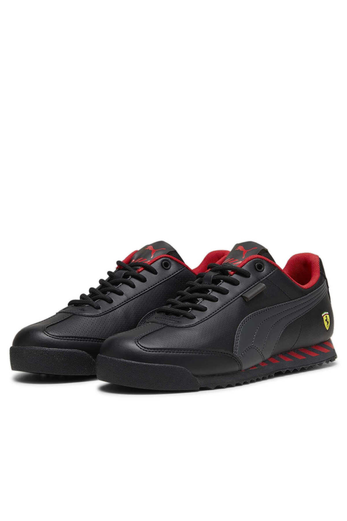 Puma - Puma Roma Via Erkek Siyah / Koyu Gri Sneaker