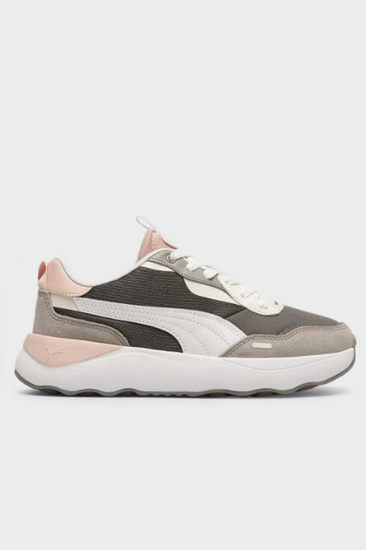 Puma - Puma Runtamed Platform Kadın Gri / Pembe Sneaker