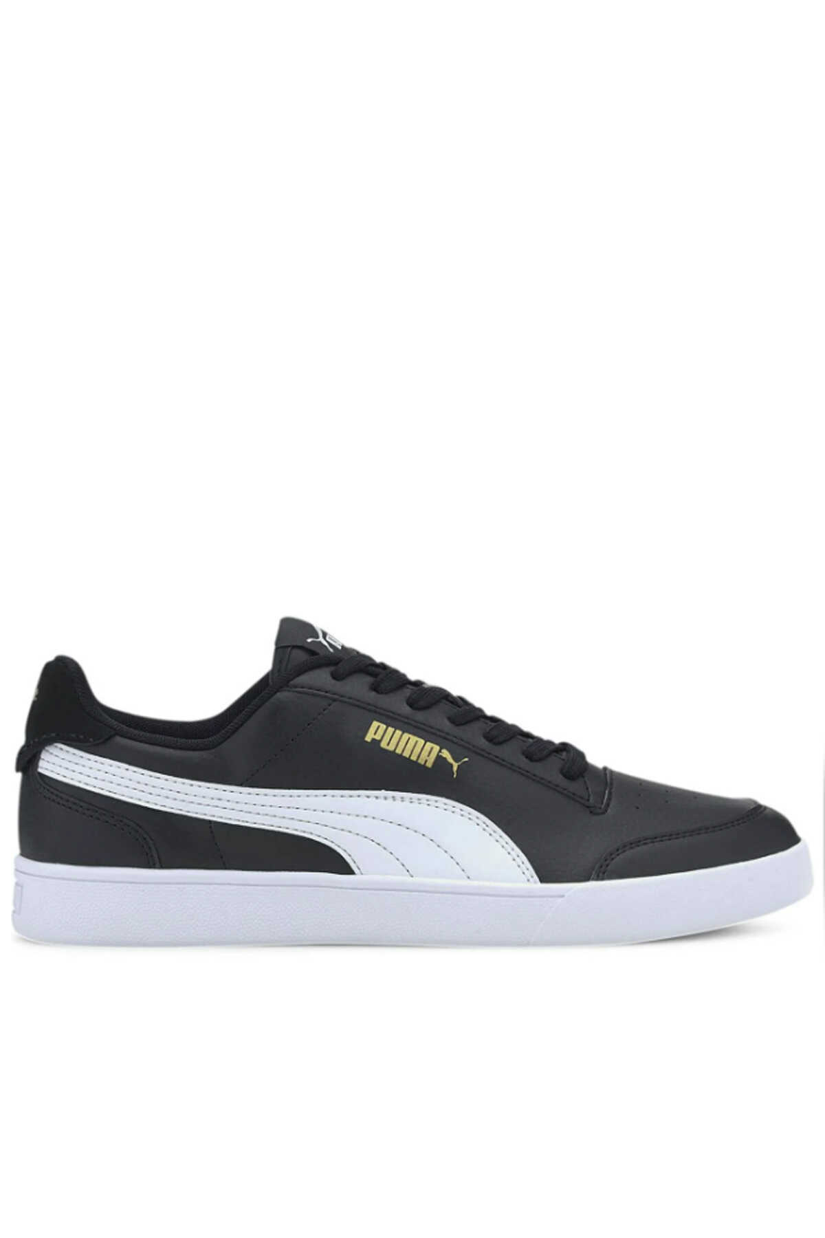 Puma - Puma Shuffle Erkek Siyah / Beyaz Sneaker