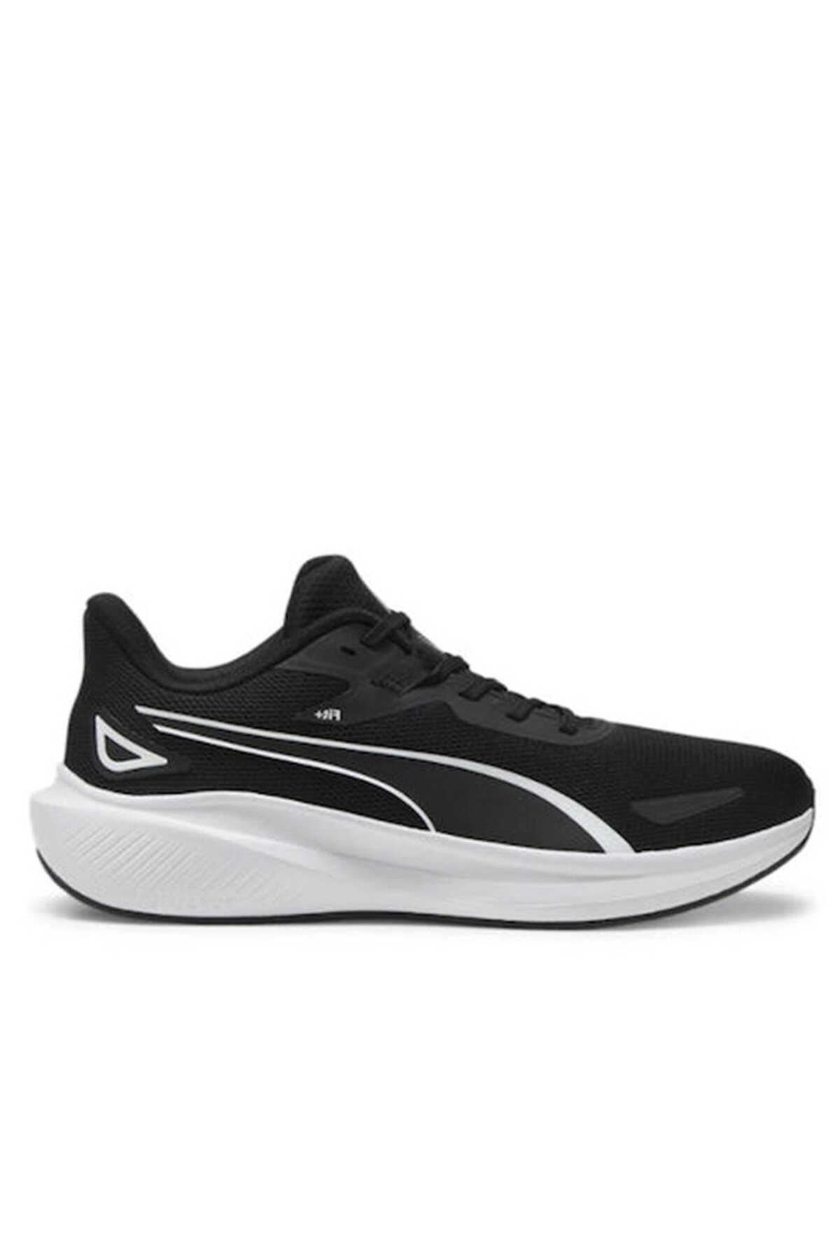 Puma - Puma Skyrocket Lite Unisex Siyah / Beyaz Sneaker Puma - Puma Skyrocket Lite Unisex Siyah / Beyaz Sneaker