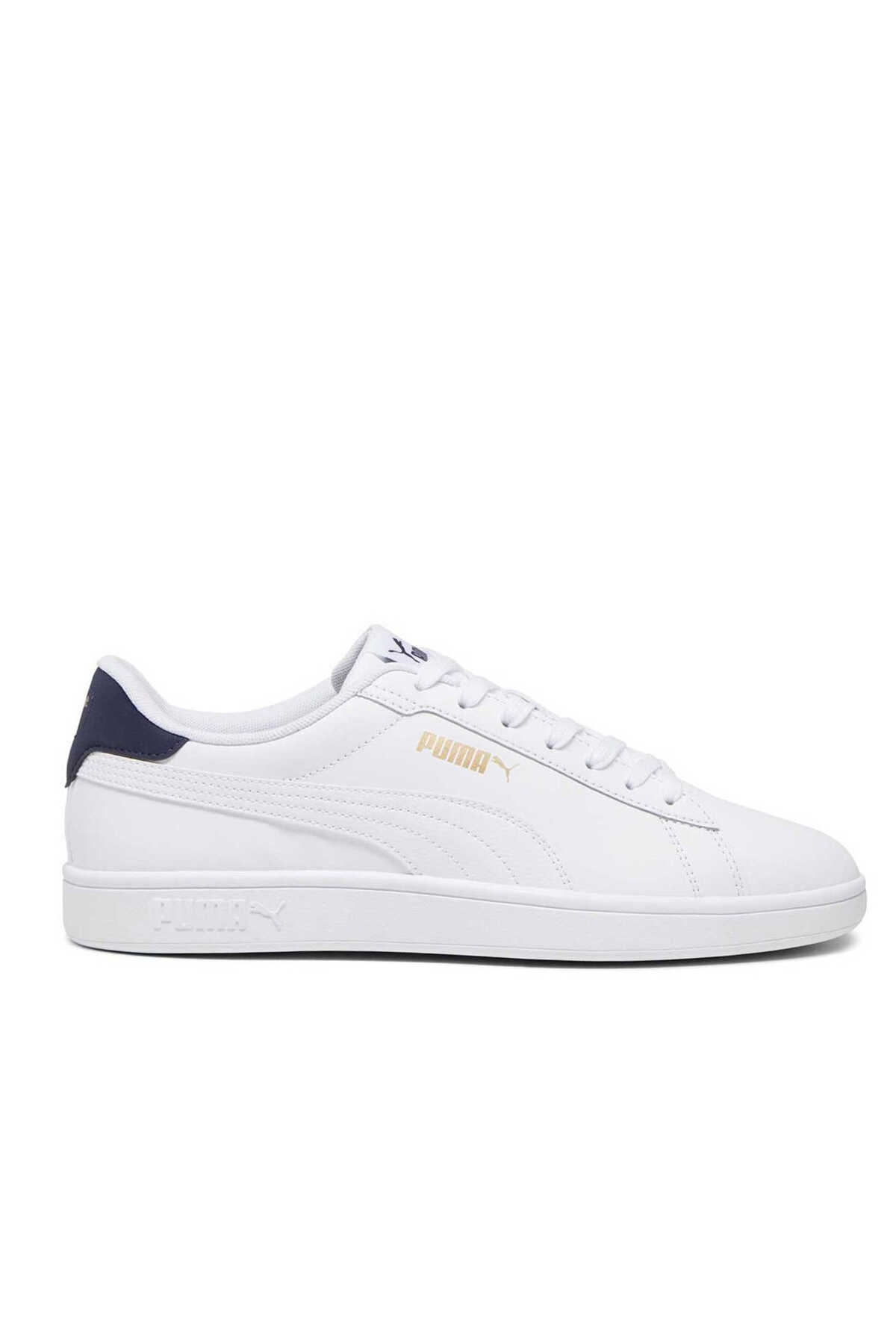 Puma - Puma Smash 3.0 L Unisex Beyaz Sneaker