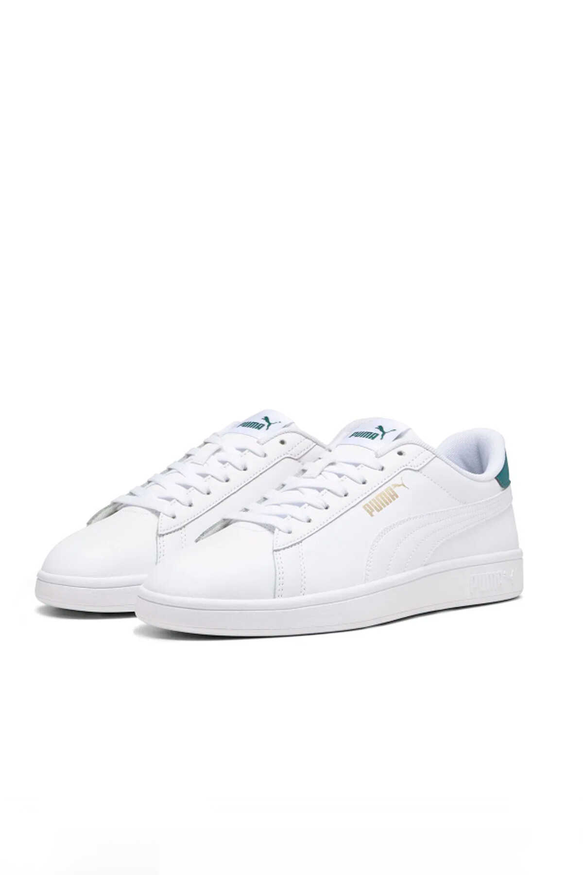 Puma Smash 3.0 L Erkek Beyaz Sneaker - 2