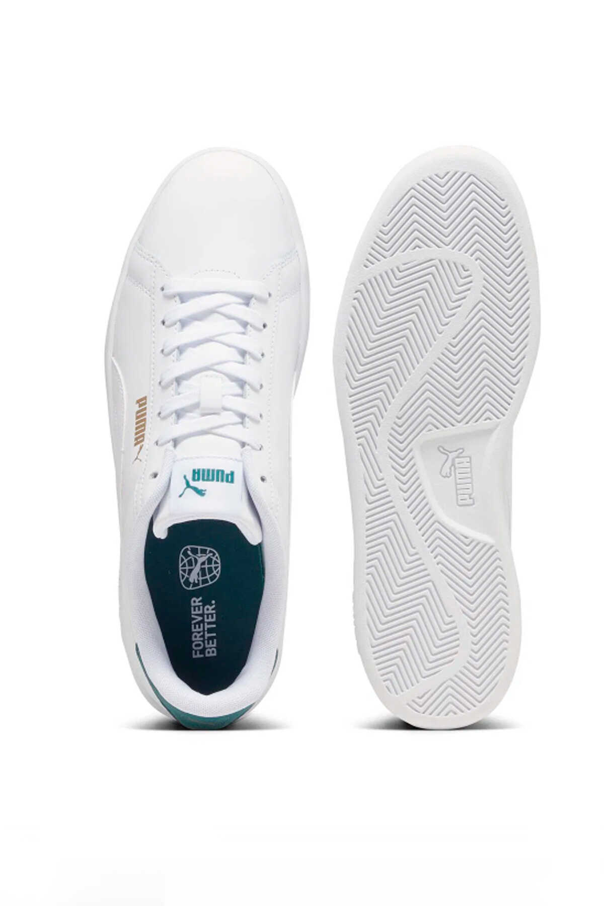 Puma Smash 3.0 L Erkek Beyaz Sneaker - 3