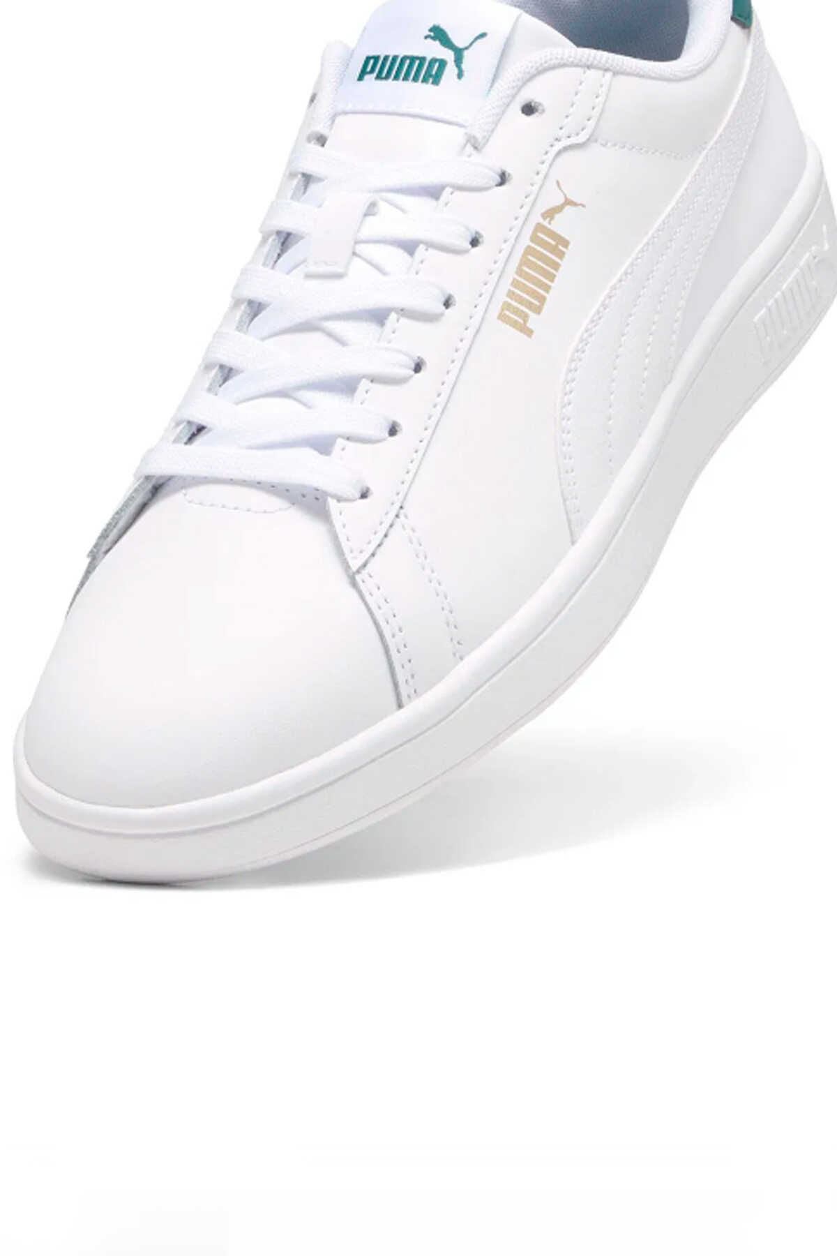Puma Smash 3.0 L Erkek Beyaz Sneaker - 4