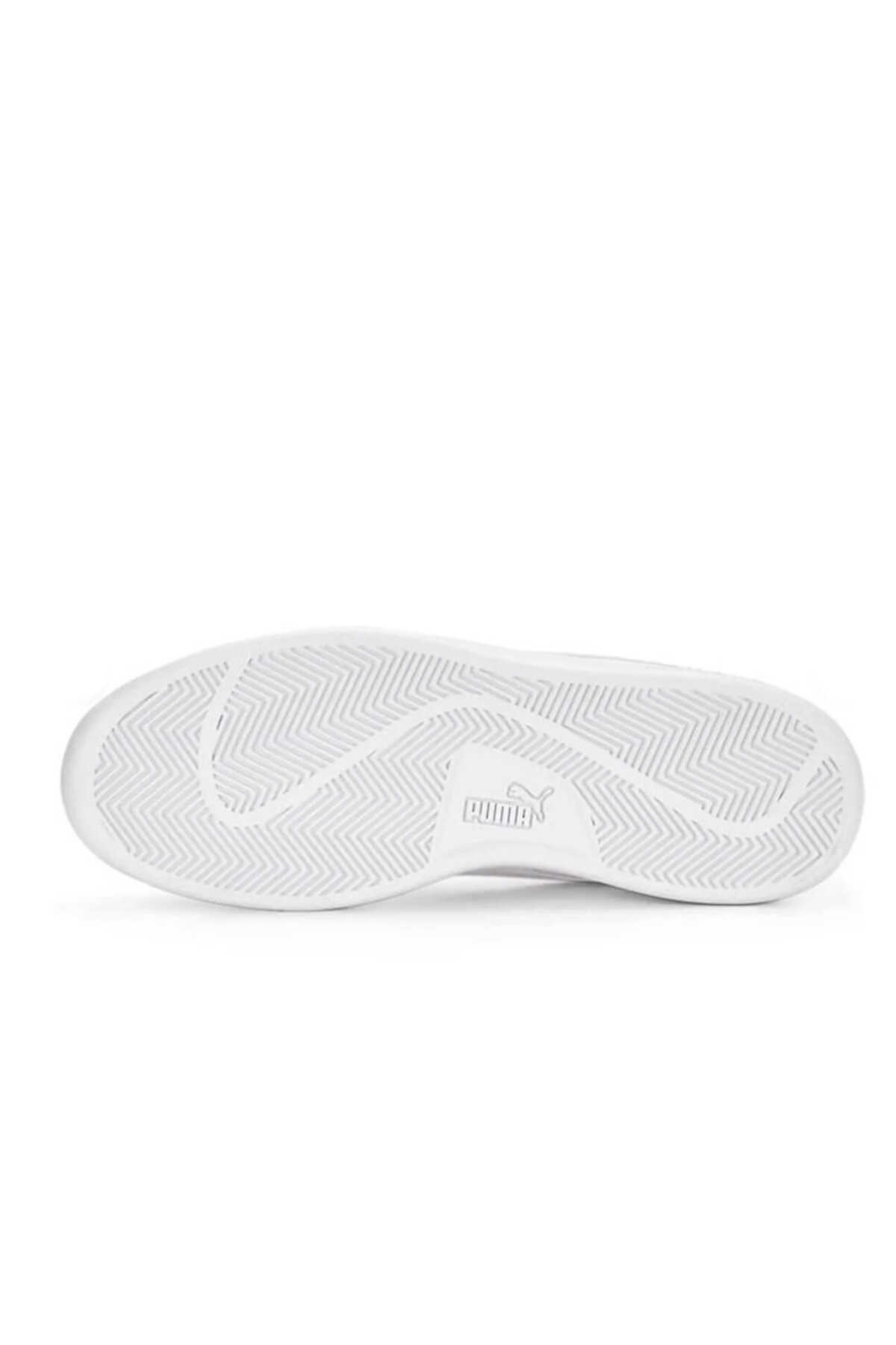 Puma Smash 3.0 L Erkek Beyaz Sneaker - 4
