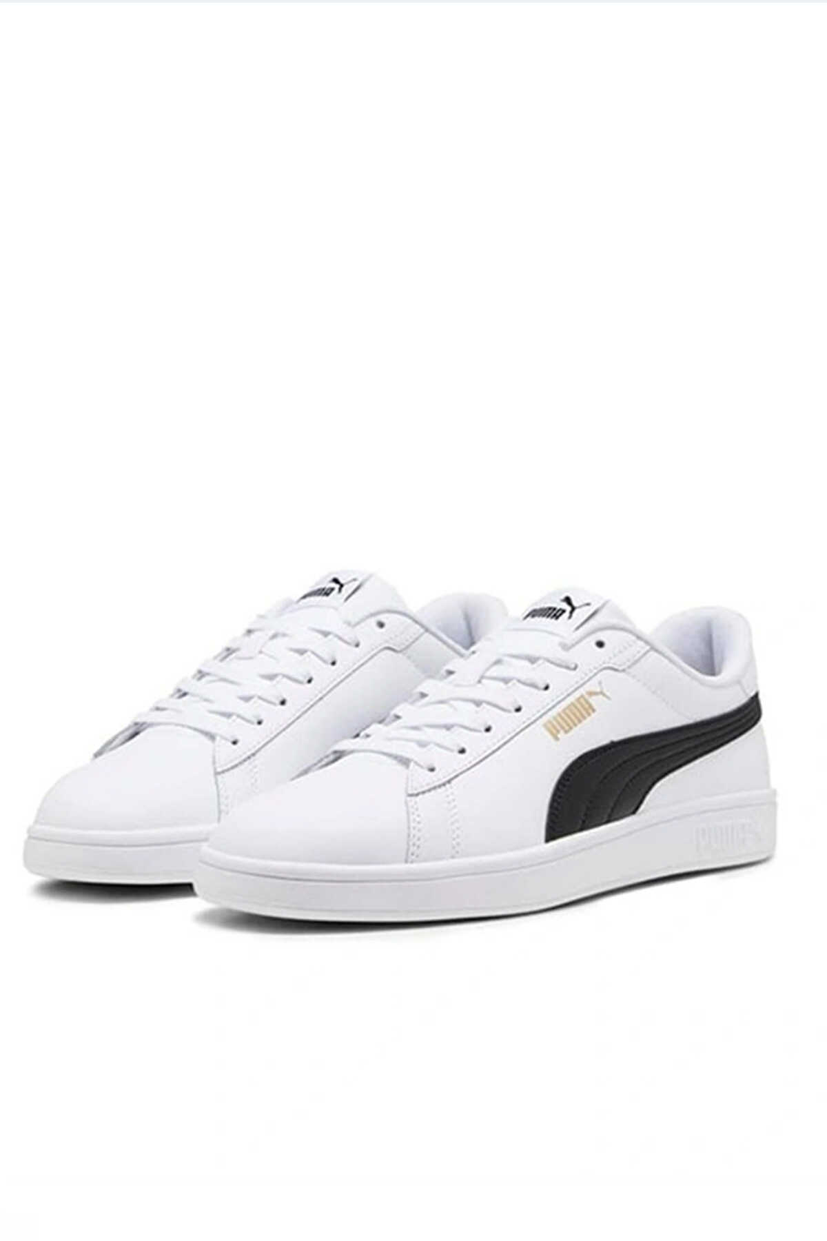 Puma Smash 3.0 L Erkek Beyaz Sneaker - 2