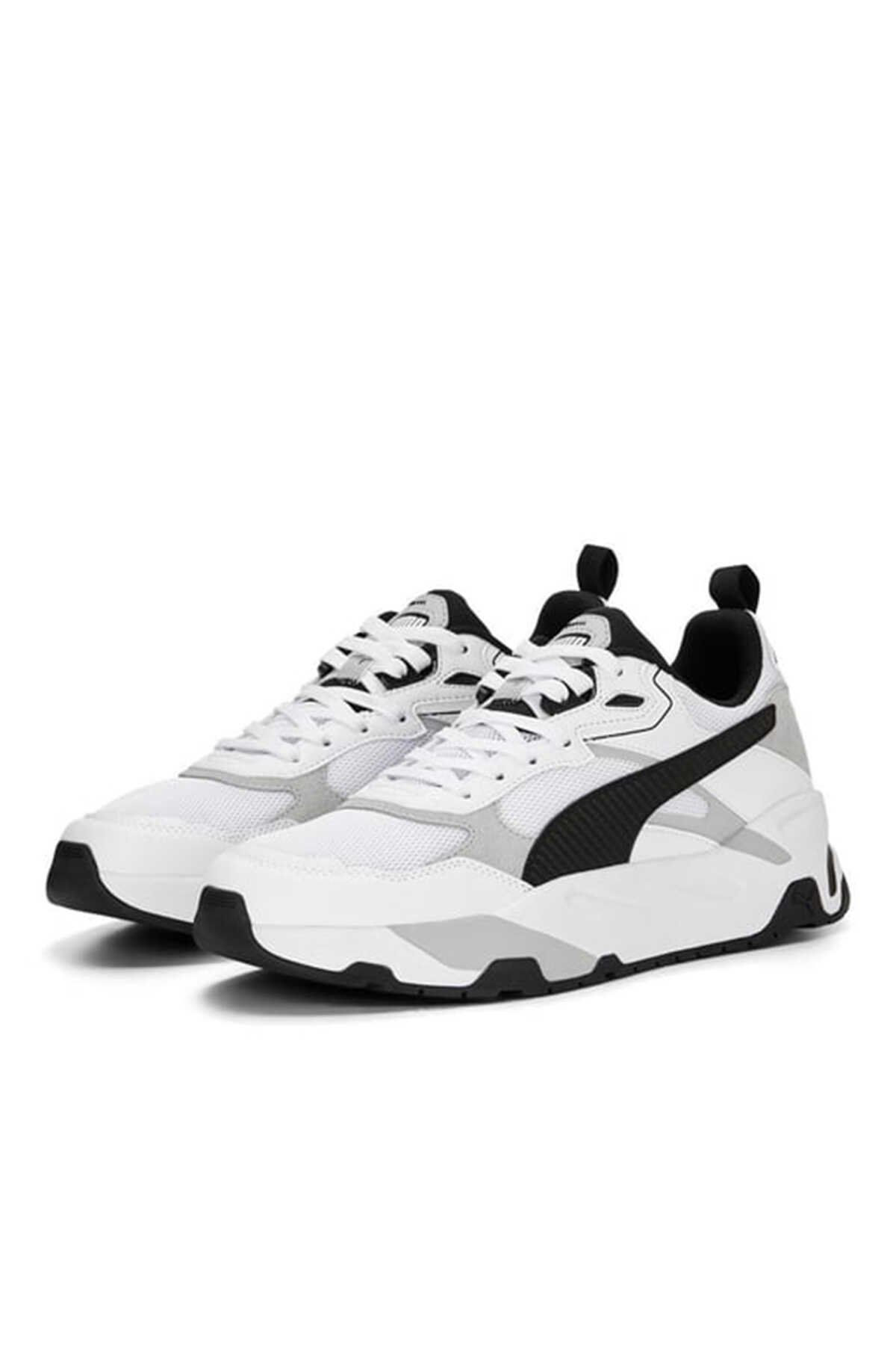 Puma - Puma Trinity Erkek Sneaker Ayakkabı Beyaz / Siyah
