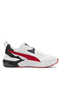 Puma - Puma Vis2K Erkek Beyaz / Kırmızı Sneaker