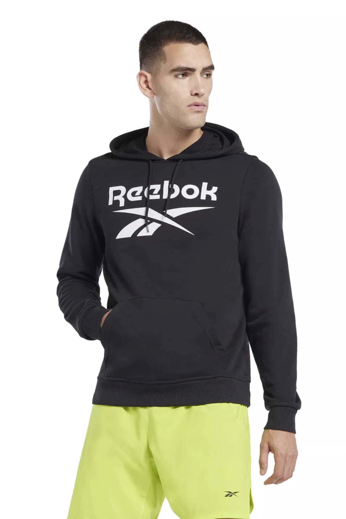 Reebok - Reebok FT Big Logo OTH Erkek Sweatshirt Siyah