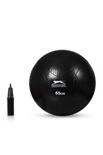 Slazenger - Slazenger 65 cm Anti-Burst Gymball (Pompa Dahil) Unisex Siyah Pilates Topu