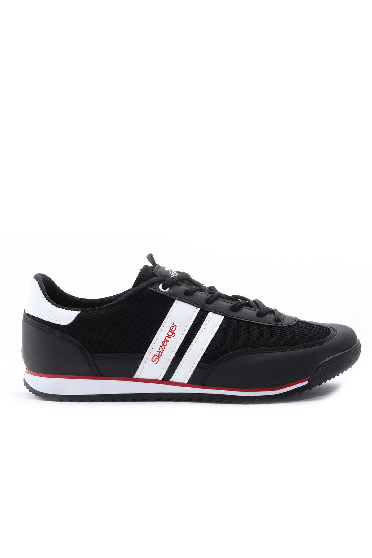 Slazenger - Slazenger ABBE I Sneaker Erkek Ayakkabı Siyah / Beyaz
