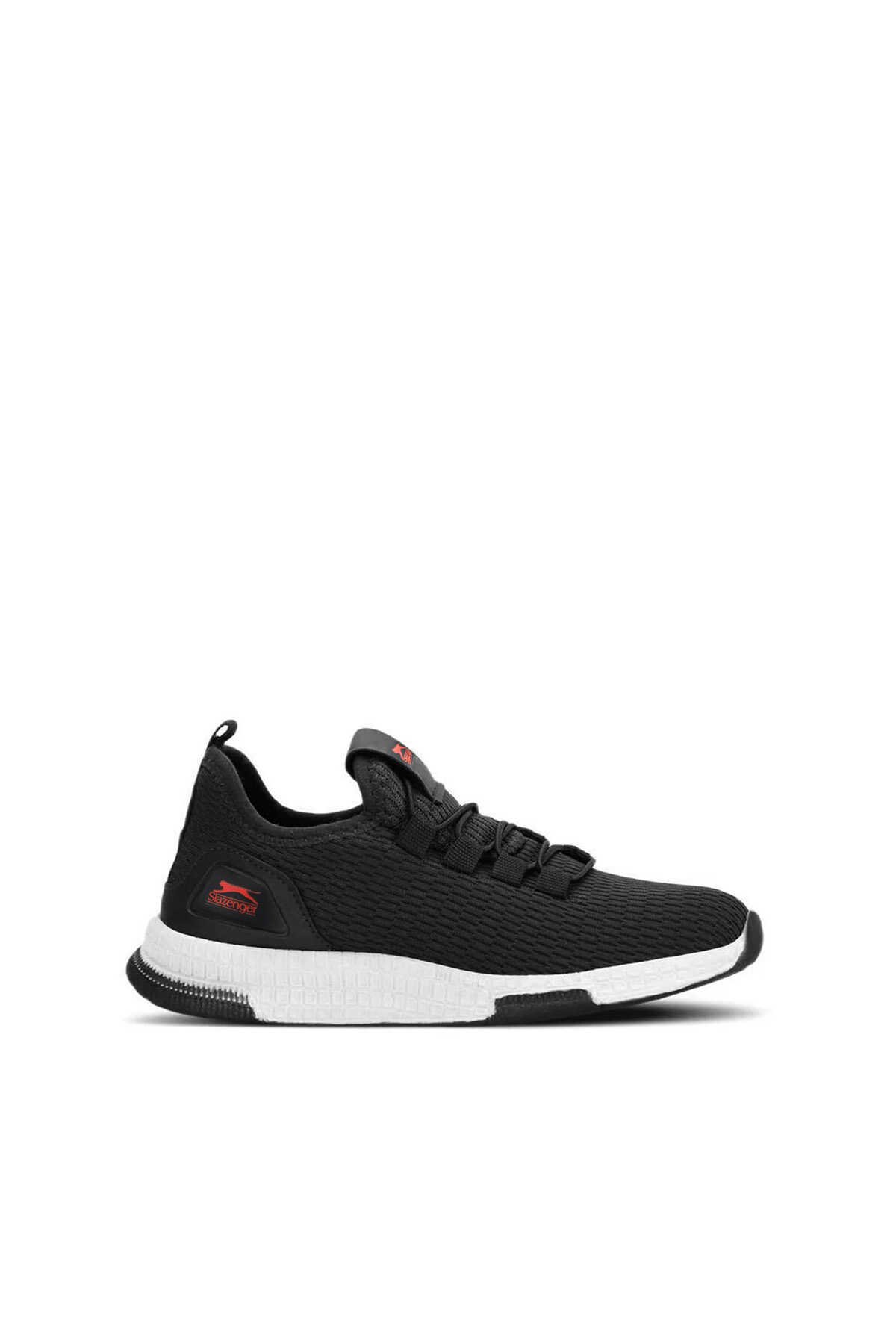 Slazenger - Slazenger ABENA I Sneaker Unisex Çocuk Ayakkabı Siyah / Kırmızı