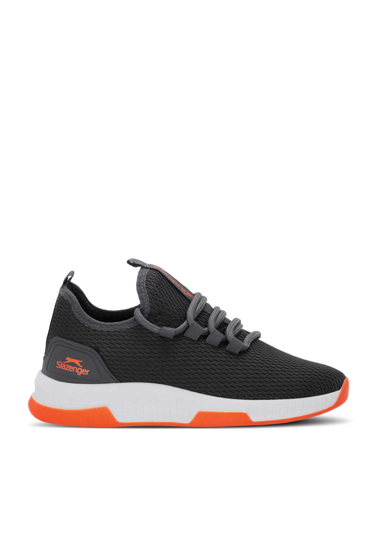 Slazenger - Slazenger ABENA I K Unisex Sneaker Ayakkabı Koyu Gri / Turuncu