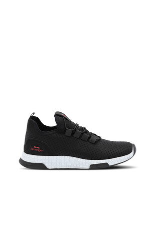 Slazenger ABENA NOK Unisex Çocuk Siyah / Kırmızı Günlük Spor Ayakkabısı
