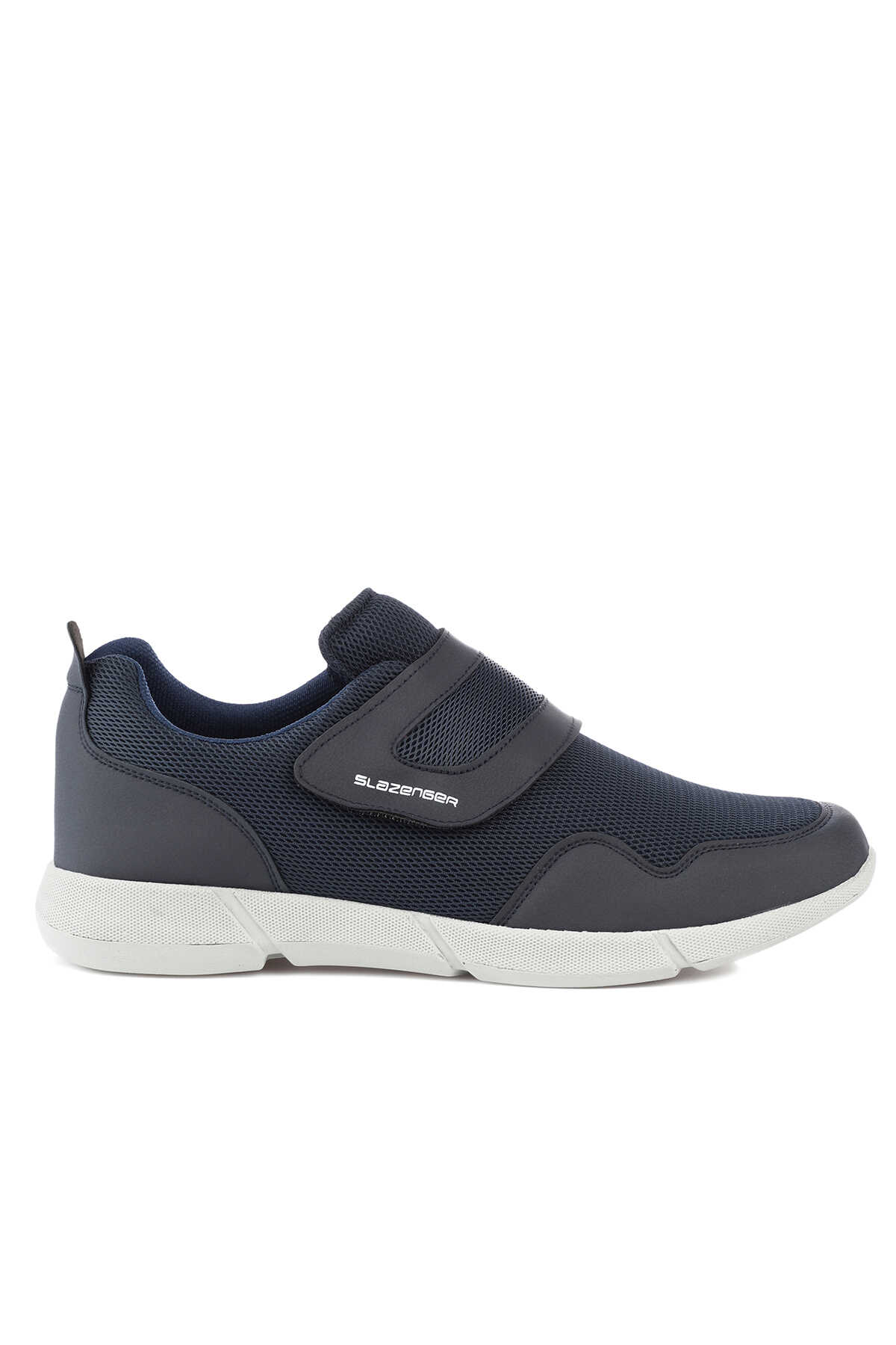 Slazenger - Slazenger ACA I Büyük Beden Erkek Cırt Cırtlı Lacivert Günlük Spor Ayakkabısı