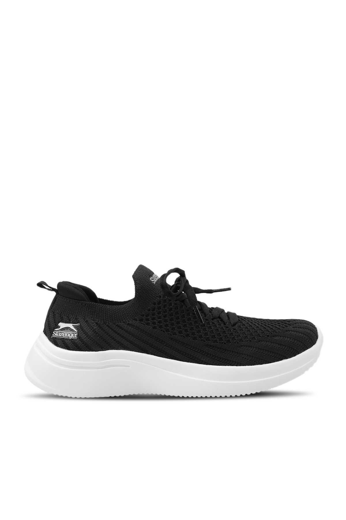 Slazenger - ACCOUNT Sneaker Kadın Ayakkabı Siyah / Beyaz